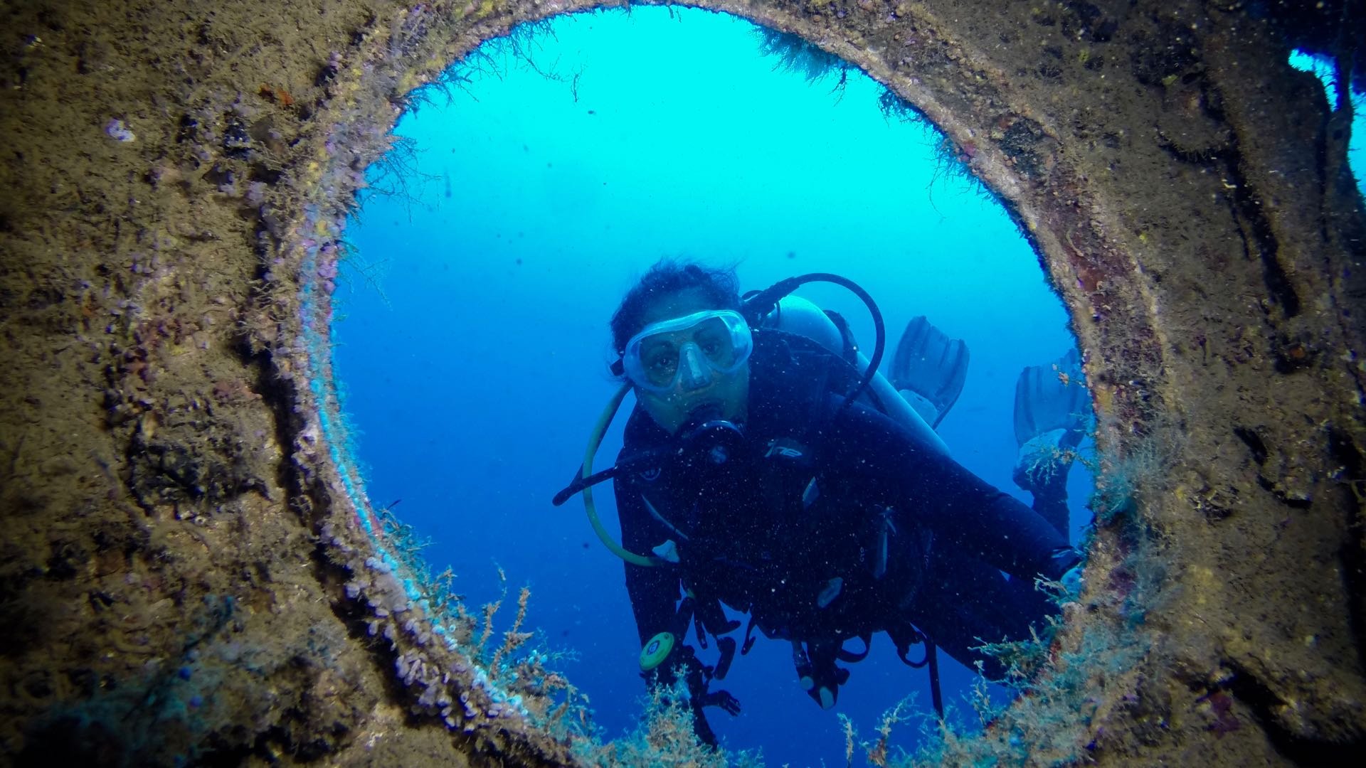 11. Wreck Diver Naxos Diving Center